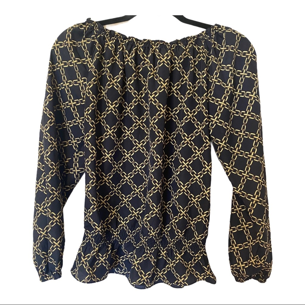 Michael Kors Chain Link Blouse (SP) - Picture 2 of 7